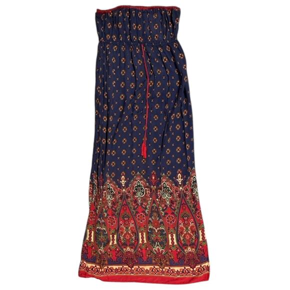 Forever 21 Boho Strapless Maxi Dress - Picture 1 of 6